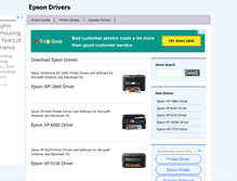 Tablet Screenshot of driversepson.com